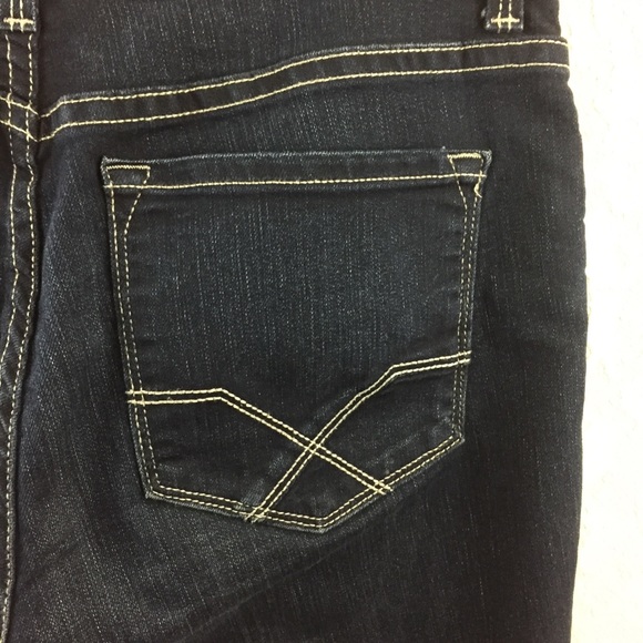 SALE
 NYDJ size 4 Blue Denim Straight JeanE40/2 - Picture 6 of 7